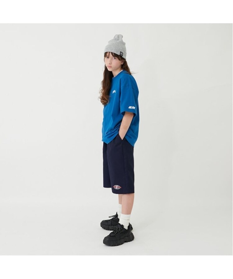 グラソス(GLAZOS)の【FORGETNEVER】バックアーチカレッジロゴ半袖Tシャツ_GLSW18