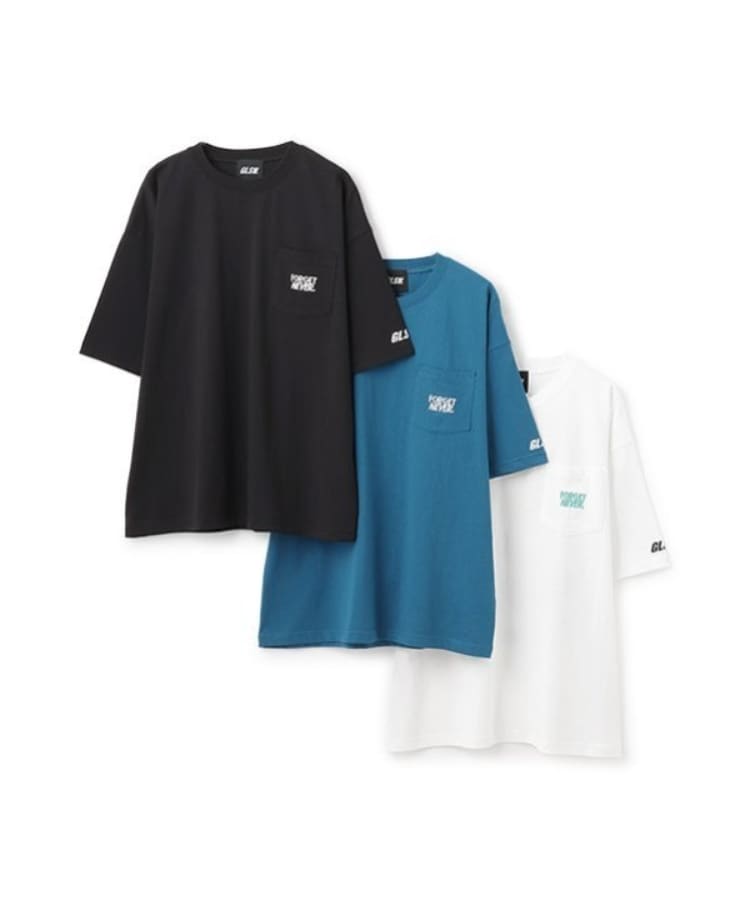 グラソス(GLAZOS)の【FORGETNEVER】バックターンテーブル半袖ポケットTシャツ_GLSW1