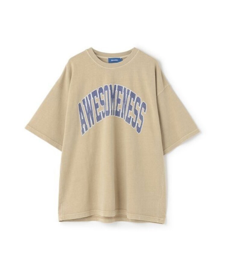 グラソス(GLAZOS)の【ヘビーウェイト天竺】ピグメントカレッジロゴTシャツ13