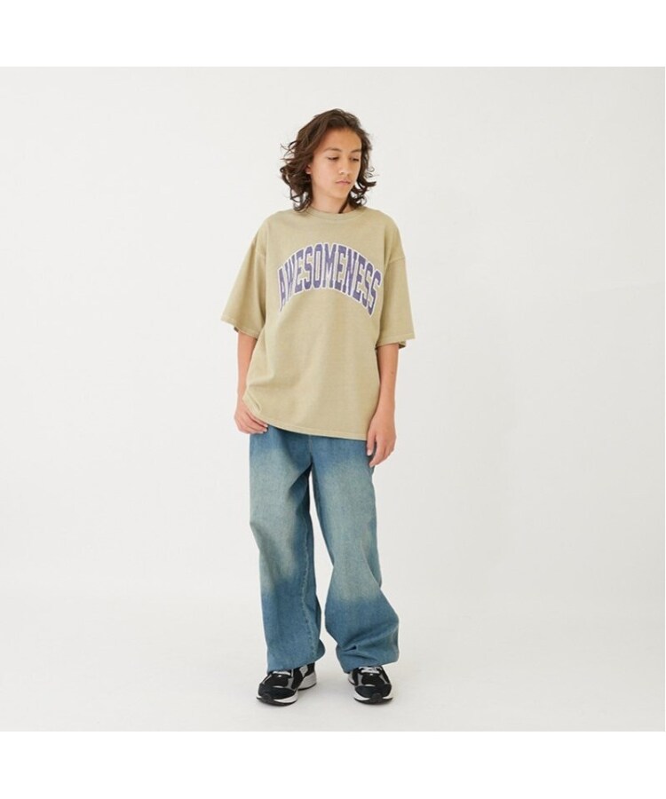 グラソス(GLAZOS)の【ヘビーウェイト天竺】ピグメントカレッジロゴTシャツ14