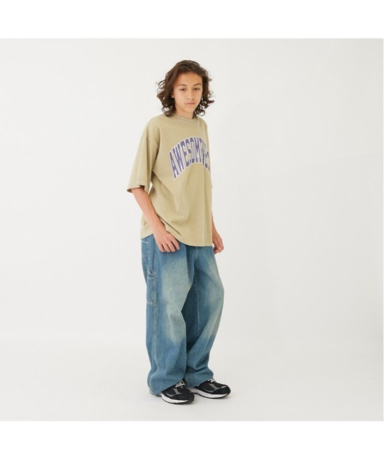 グラソス(GLAZOS)の【ヘビーウェイト天竺】ピグメントカレッジロゴTシャツ15