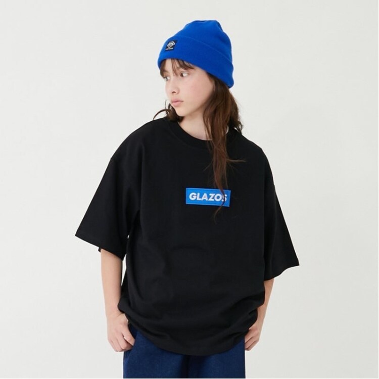 グラソス(GLAZOS)の【ヘビーウェイト天竺】BOX刺しゅうロゴTシャツ Ｔシャツ