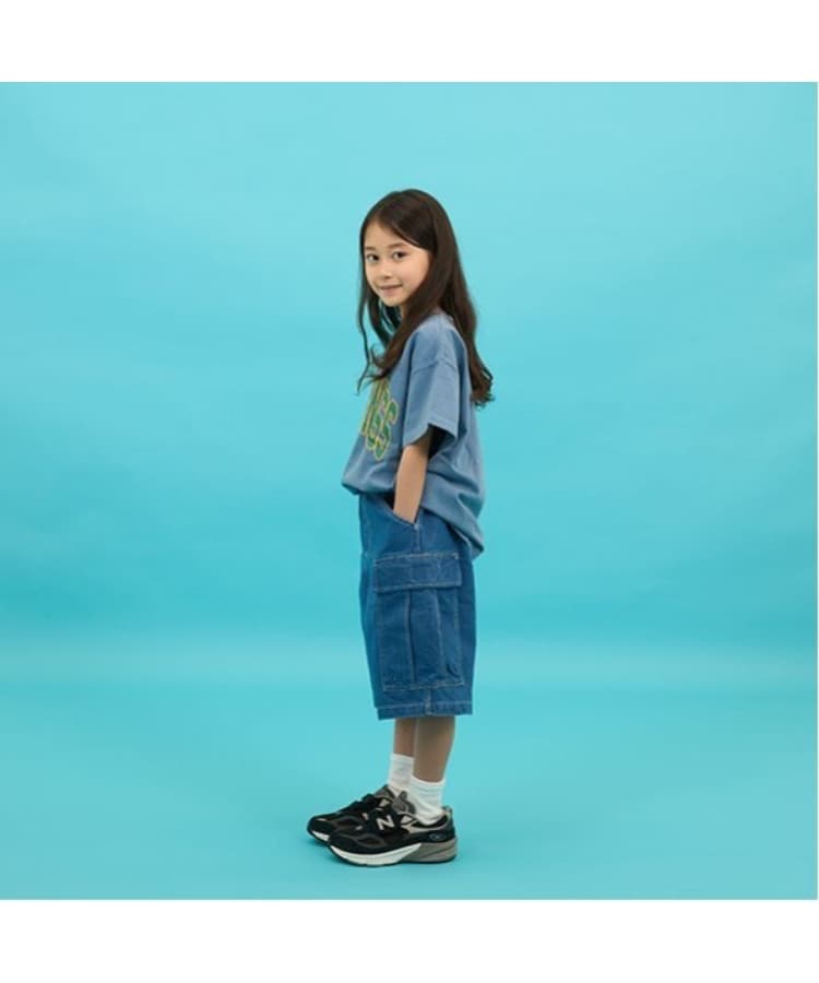 グラソス(GLAZOS)の【SKIT0LY】冷感デニム・ハーフカーゴパンツ14