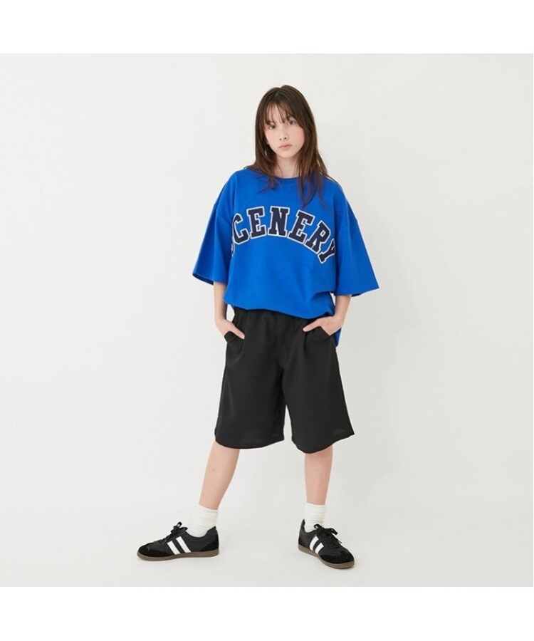 グラソス(GLAZOS)の【GLSW.】【接触冷感】ハイクールコットン・アーチロゴアップリケ刺しゅう半袖Tシャツ9