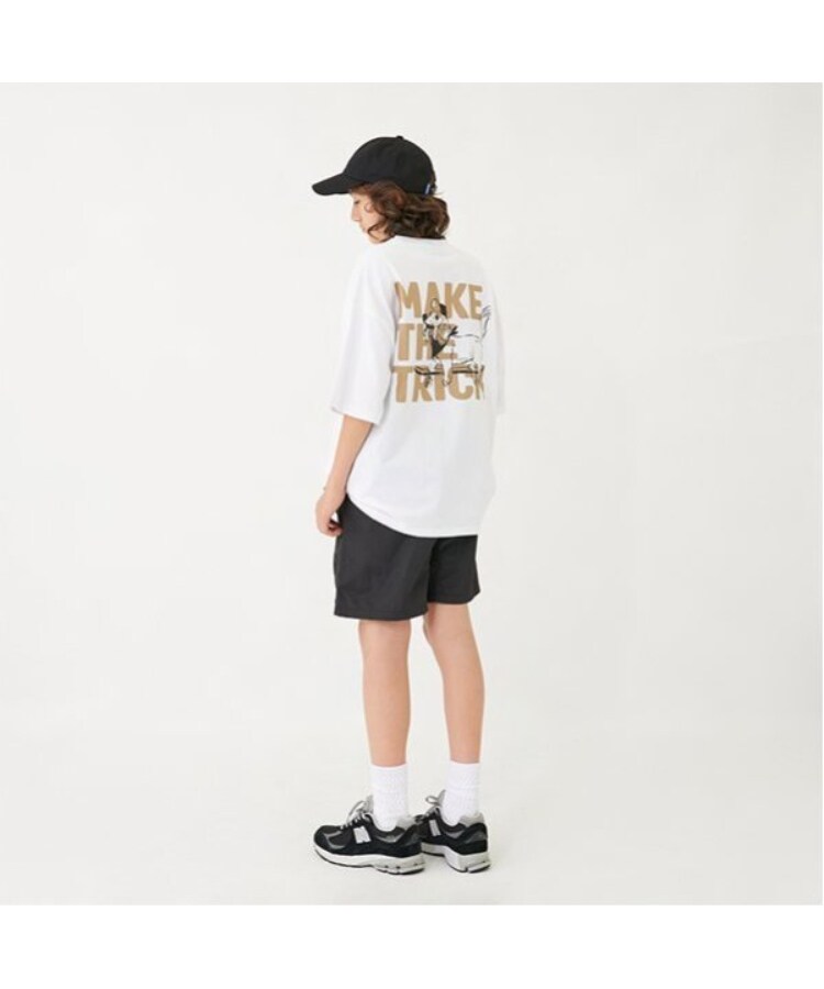 グラソス(GLAZOS)の【接触冷感】ハイクールコットン・DOGプリント半袖Tシャツ22