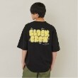 グラソス(GLAZOS)の【接触冷感】ハイクールコットン・発泡プリント半袖Tシャツ ブラック(219)
