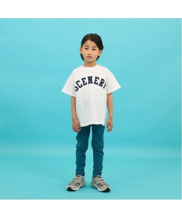 グラソス(GLAZOS)の【SKIT0LY】【接触冷感】ハイクールコットン・アーチロゴアップリケ刺しゅう半袖Tシャツ17