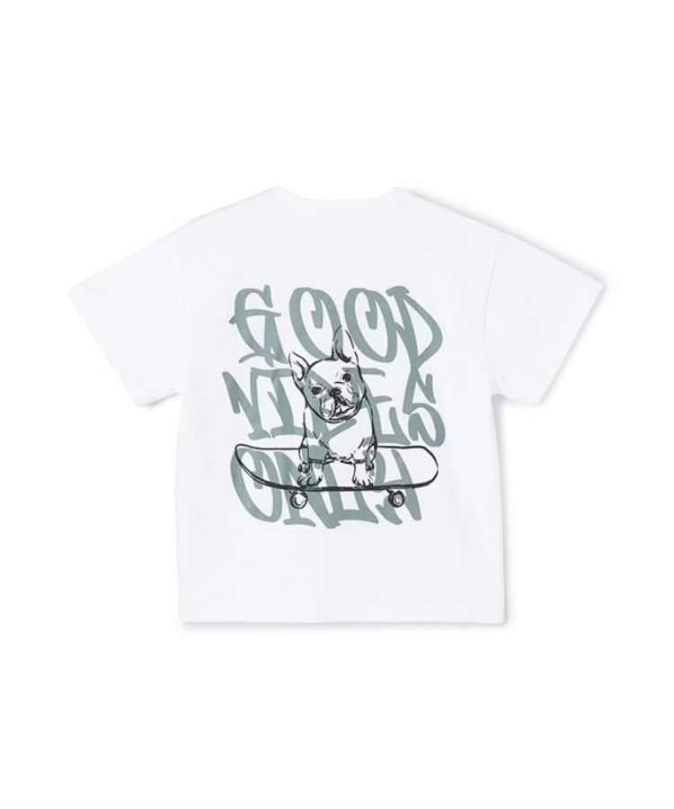 グラソス(GLAZOS)の【SKIT0LY】【接触冷感】ハイクールコットン・DOGプリント半袖Tシャツ1