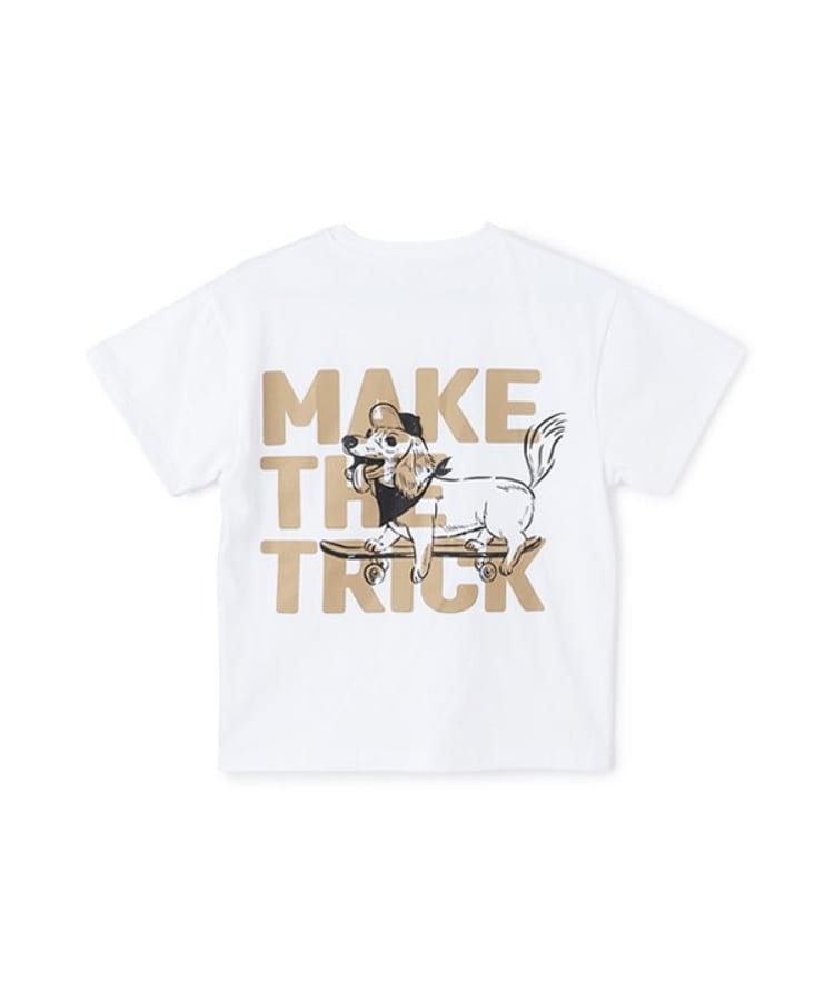 グラソス(GLAZOS)の【SKIT0LY】【接触冷感】ハイクールコットン・DOGプリント半袖Tシャツ2