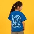 グラソス(GLAZOS)の【SKIT0LY】【接触冷感】ハイクールコットン・DOGプリント半袖Tシャツ ブルー(091)
