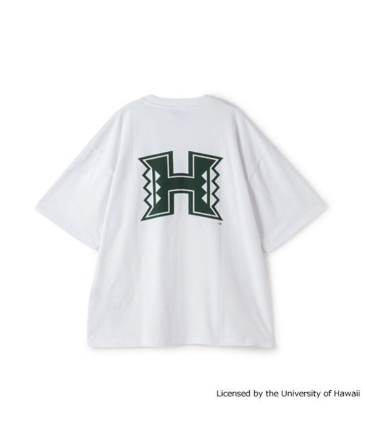 グラソス(GLAZOS)の【接触冷感】ハイクールコットン・ハワイ大学半袖Tシャツ1