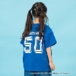 グラソス(GLAZOS)の【SKIT0LY】【接触冷感】ハイクールコットン・ハワイ大学半袖Tシャツ ブルー(091)