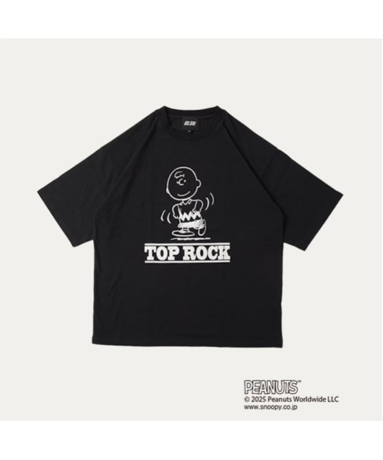 グラソス(GLAZOS)の【GLSW.】【PEANUTS】チャーリーブラウン トップロック フロントプリントTシャツ6