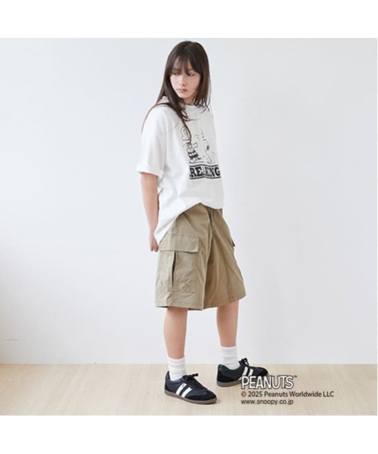 グラソス(GLAZOS)の【GLSW.】【PEANUTS】ピーナッツ ブレイキン フロントプリントTシャツ2