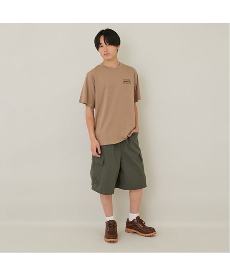 グラソス(GLAZOS)の【Easycare】ポリリップ・ハーフカーゴパンツ17