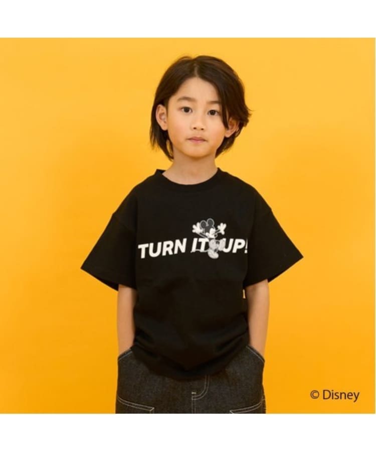 グラソス(GLAZOS)の【SKIT0LY】【DISNEY】ミッキーマウス/プリント半袖Tシャツ ブラック(219)
