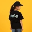 グラソス(GLAZOS)の【SKIT0LY】【ヘビーウェイト天竺】グラフィティプリントTシャツ ブラック(219)