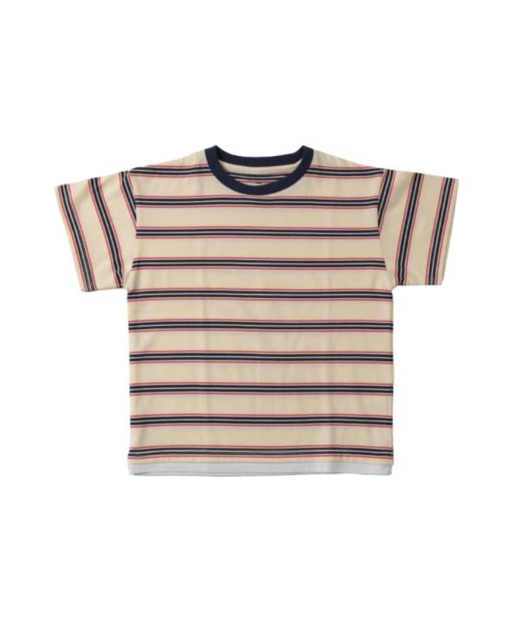 グラソス(GLAZOS)の【SKIT0LY】ボーダー・ポイント刺繍レイヤード半袖Tシャツ8