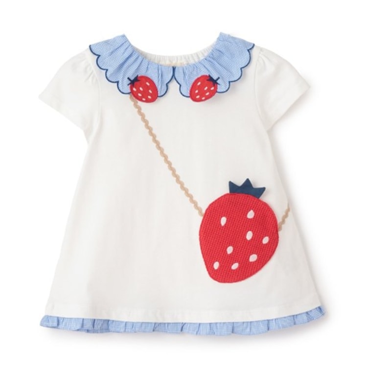 ベイビーチアー(baby cheer)のいちごポシェットTシャツ Ｔシャツ