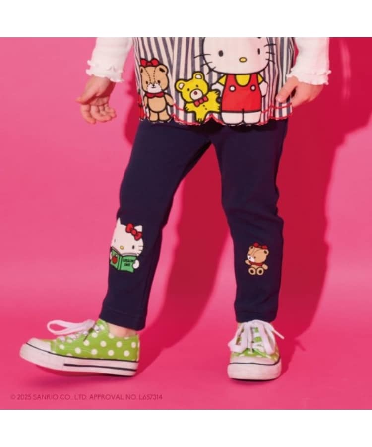 ベイビーチアー(baby cheer)の【HELLO KITTY】レギンス ネイビー(094)