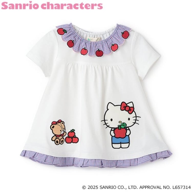 ベイビーチアー(baby cheer)の【HELLO KITTY】フリル衿チュニック チュニック