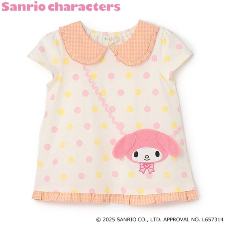 ベイビーチアー(baby cheer)の【MY MELODY／KUROMI】ポシェットTシャツ Ｔシャツ