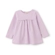 ラブアンドピースアンドマネー(Love&Peace&Money)の天竺ジャカード長袖Tシャツ ラベンダー(080)