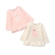 ラブアンドピースアンドマネー(Love&Peace&Money)のフラワーねこ長袖Tシャツ6