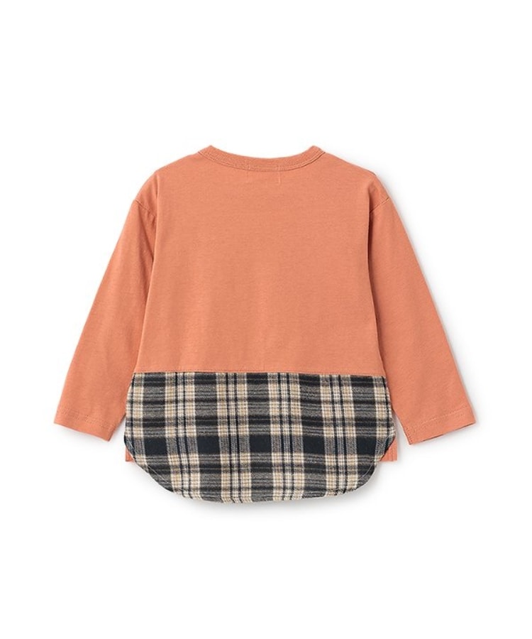 ラブアンドピースアンドマネー(Love&Peace&Money)のチェックポケット長袖Tシャツ1