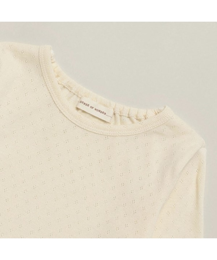 センスオブワンダー(sense of wonder)のオーガニックパターンメッシュTシャツ2