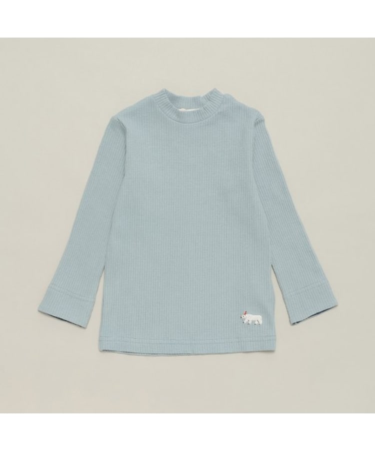 センスオブワンダー(sense of wonder)のテレコ長袖Tシャツ ブルー(191)