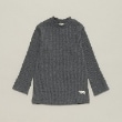 センスオブワンダー(sense of wonder)のテレコ長袖Tシャツ チャコールグレー(013)