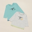 センスオブワンダー(sense of wonder)のリバティ恐竜たまご長袖Tシャツ8
