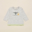 センスオブワンダー(sense of wonder)のリバティ恐竜たまご長袖Tシャツ ライトグレー(111)