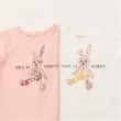 センスオブワンダー(sense of wonder)のリバティウサギアップリケＴシャツ3