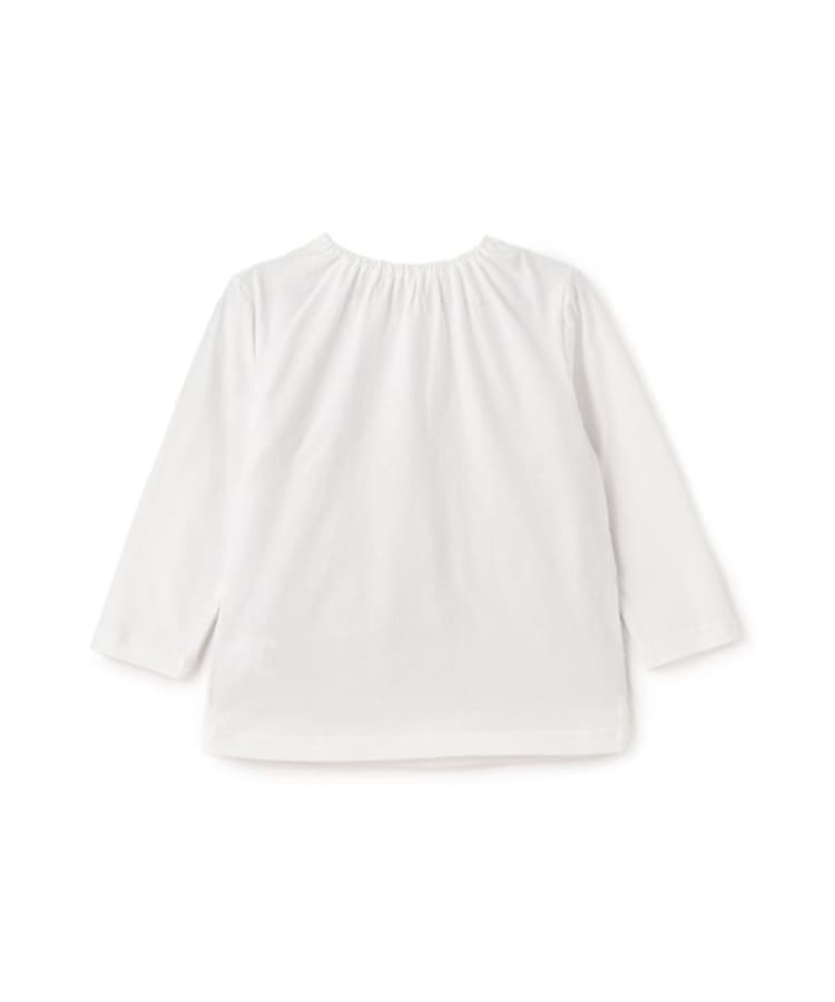 センスオブワンダー(sense of wonder)のクジラシシュウベストレイヤード長袖Tシャツ1