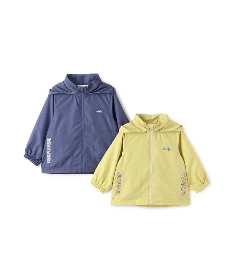 unisex] オーバーサイズハイネックウィンドブレーカー