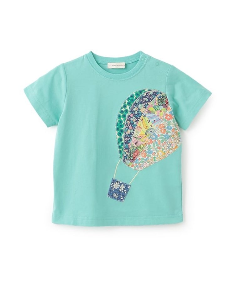 センスオブワンダー(sense of wonder)のリバティ気球半袖Tシャツ ブルー(192)