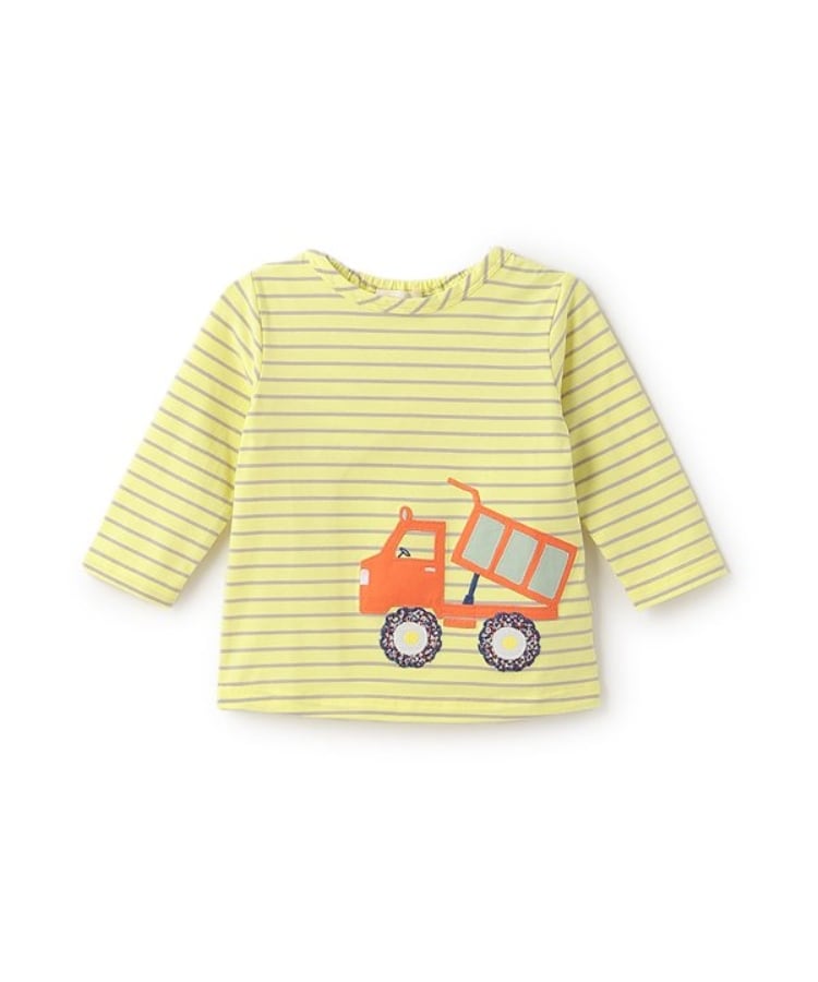 センスオブワンダー(sense of wonder)のトラックボーダー長袖Tシャツ イエロー(031)