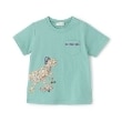 センスオブワンダー(sense of wonder)の接触冷感リバティダイナソーTシャツ ブルー(192)