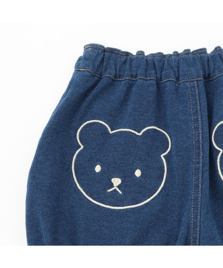 センスオブワンダー(sense of wonder)のニットデニムクマショートパンツ5
