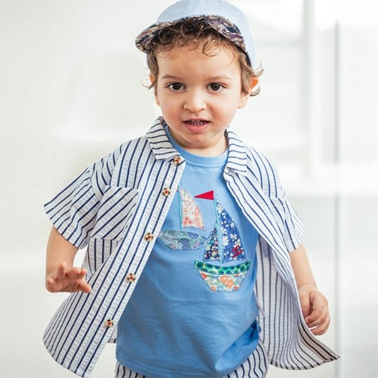 センスオブワンダー(sense of wonder)の接触冷感リバティヨットTシャツ Ｔシャツ