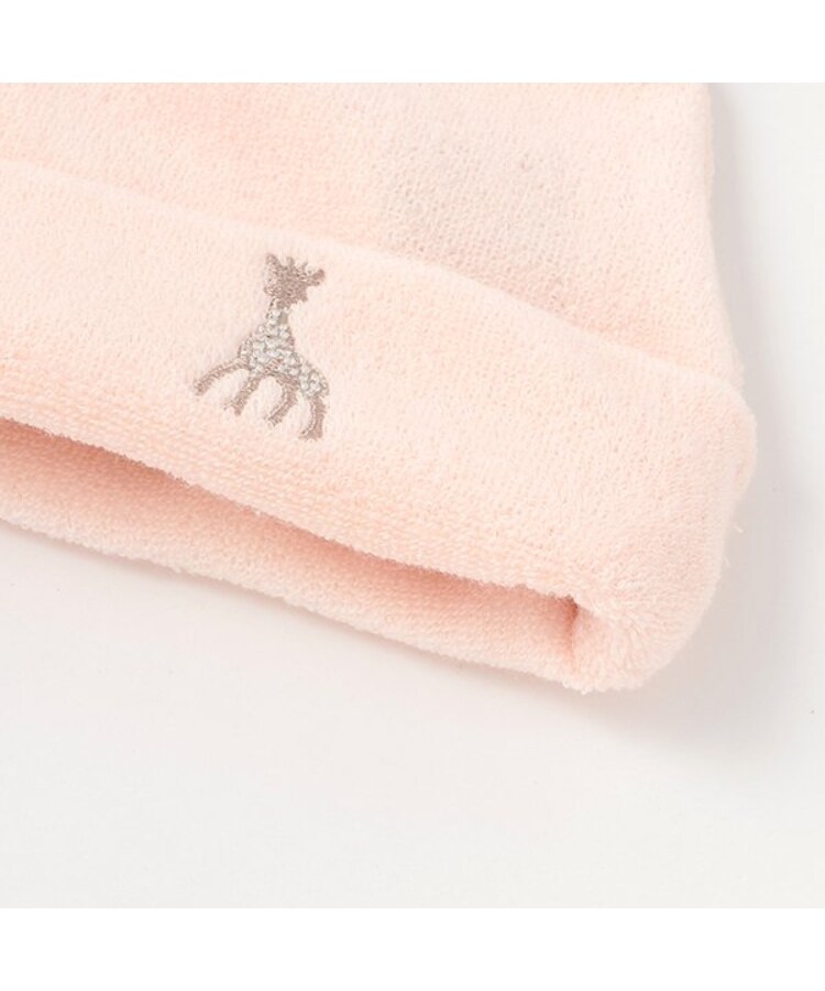 キリンのソフィー(Sophie la girafe)のふわふわパイルキャップ4