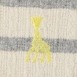 キリンのソフィー(Sophie la girafe)のジャカードボーダー長袖Tシャツ3
