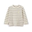 キリンのソフィー(Sophie la girafe)のジャカードボーダー長袖Tシャツ グレー(012)