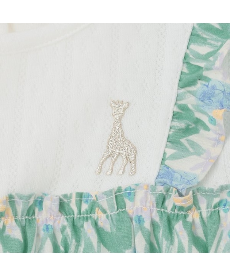 キリンのソフィー(Sophie la girafe)の花柄チュニック3