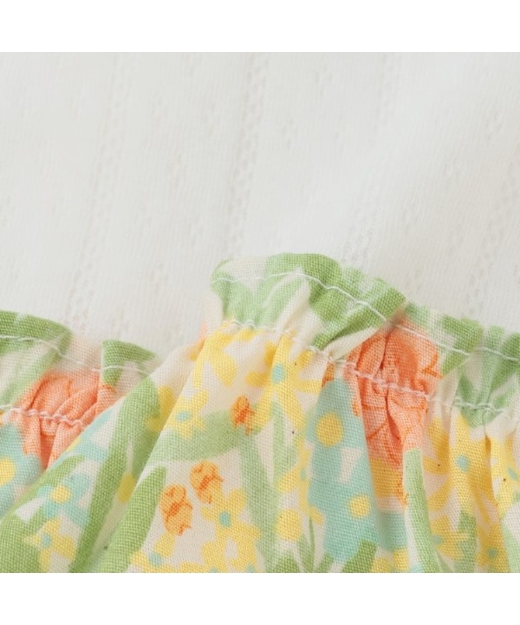 キリンのソフィー(Sophie la girafe)の花柄カバーオール7