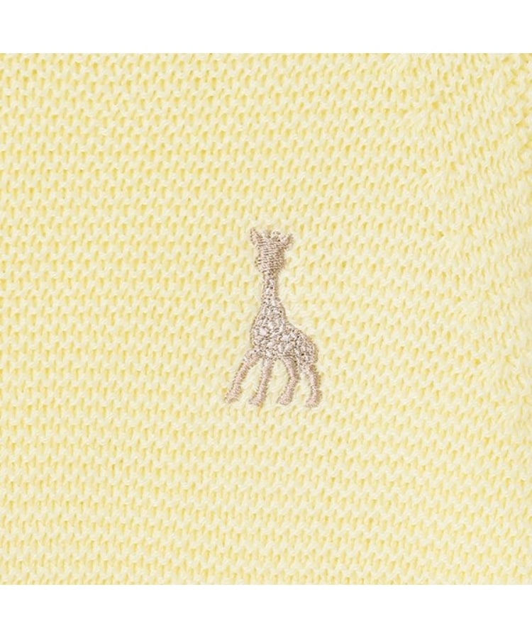 キリンのソフィー(Sophie la girafe)のガーター編みカーディガン3