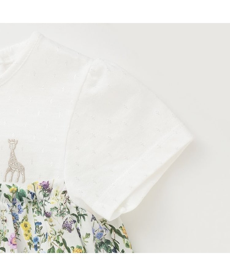 キリンのソフィー(Sophie la girafe)のボタニカル柄チュニック4