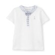 キリンのソフィー(Sophie la girafe)の蝶ネクタイ半袖Tシャツ オフホワイト(003)